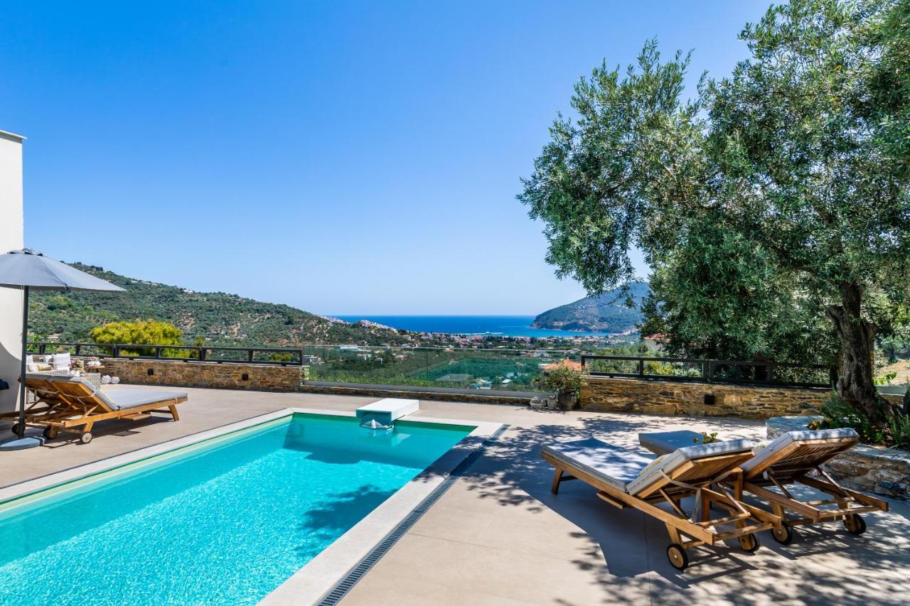Villa Antigone Luxury Retreat Città di Skopelos Esterno foto