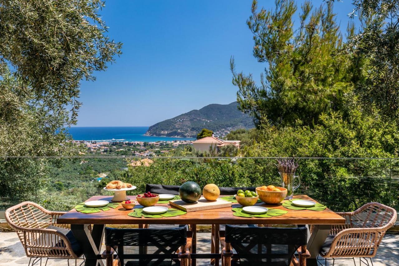 Villa Antigone Luxury Retreat Città di Skopelos Esterno foto