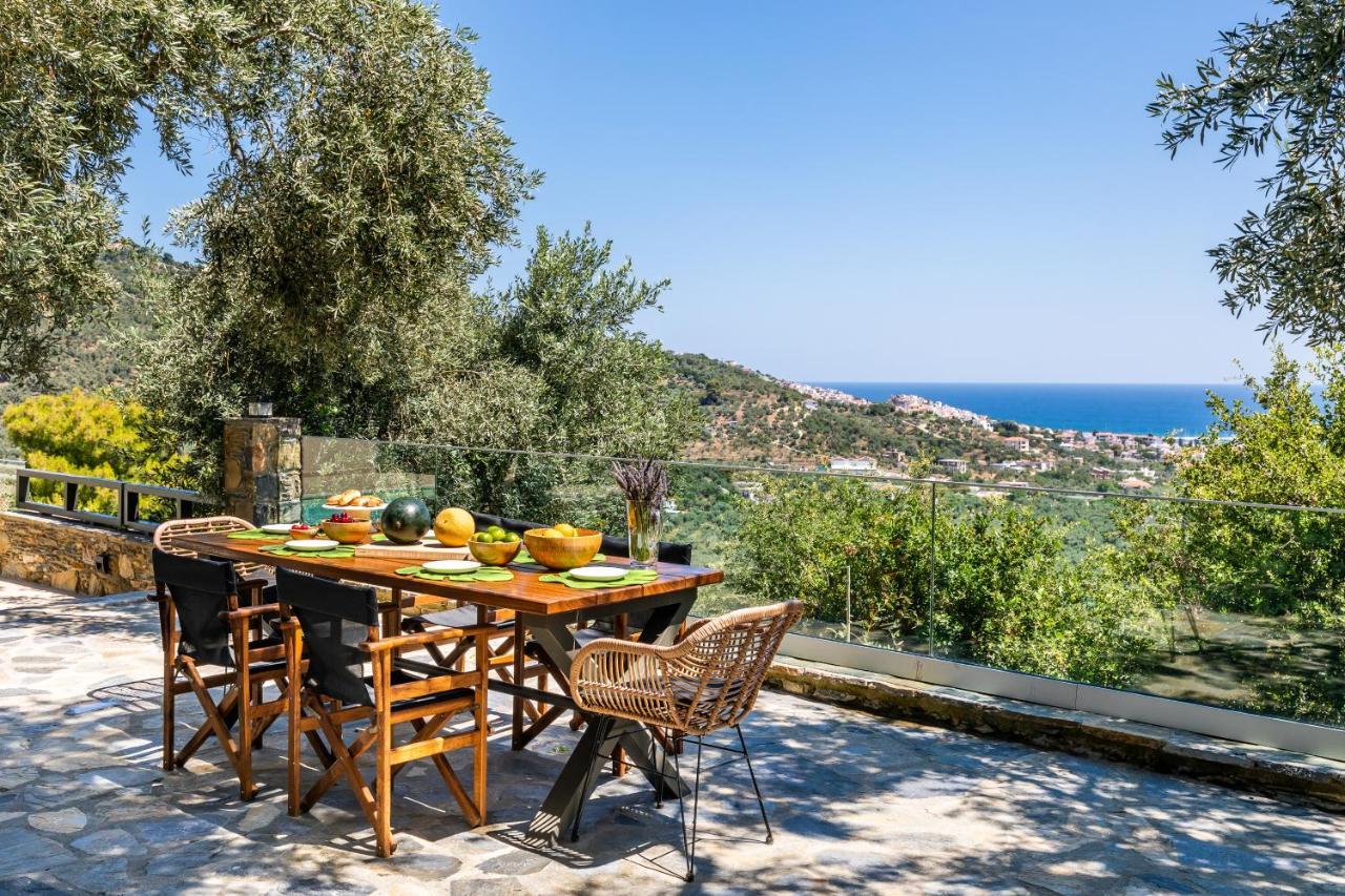 Villa Antigone Luxury Retreat Città di Skopelos Esterno foto