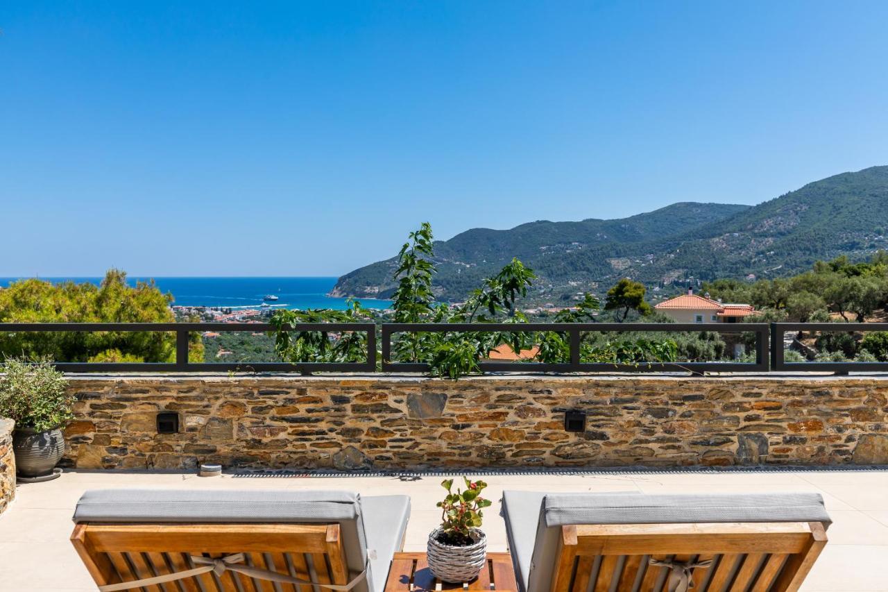 Villa Antigone Luxury Retreat Città di Skopelos Esterno foto