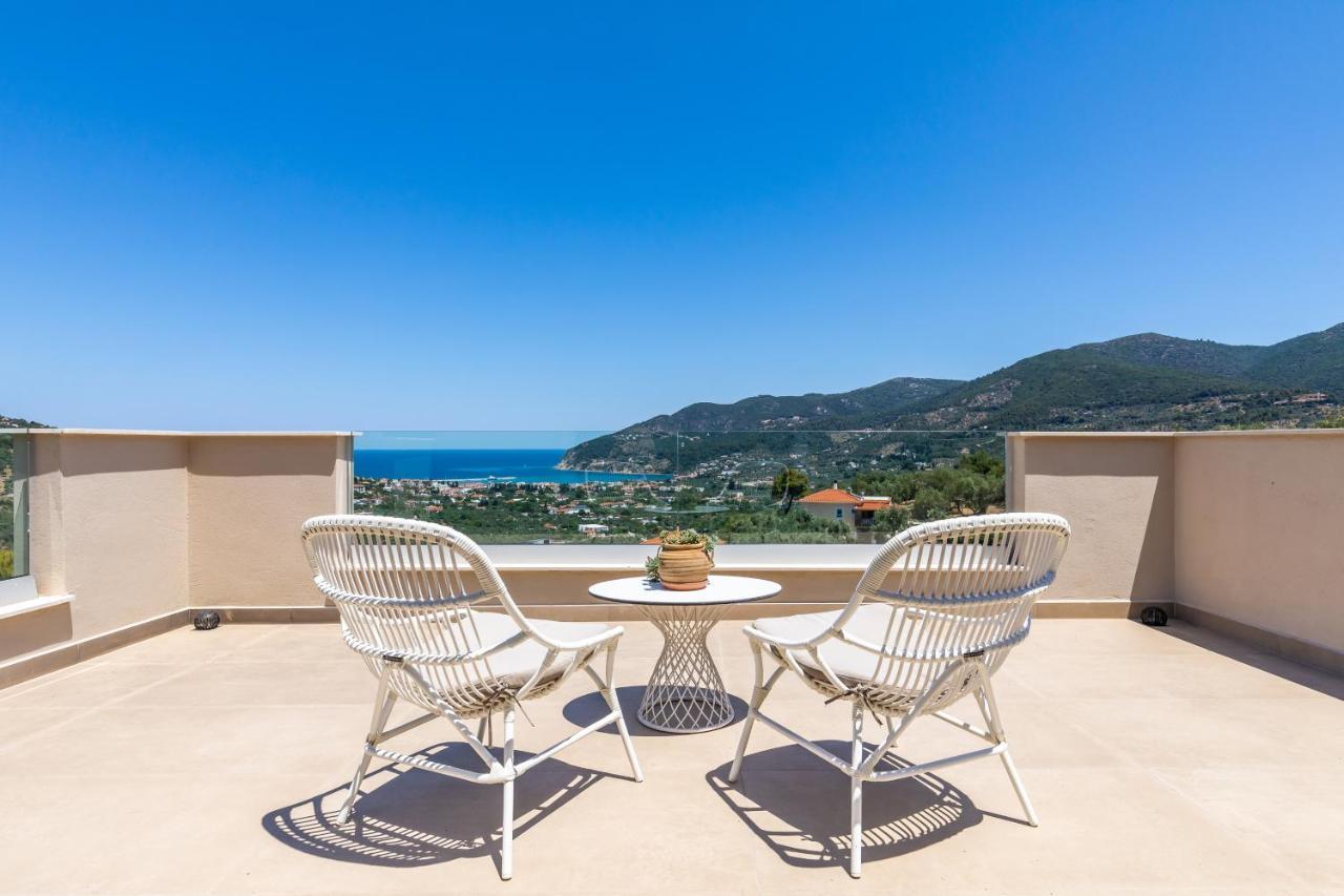 Villa Antigone Luxury Retreat Città di Skopelos Esterno foto