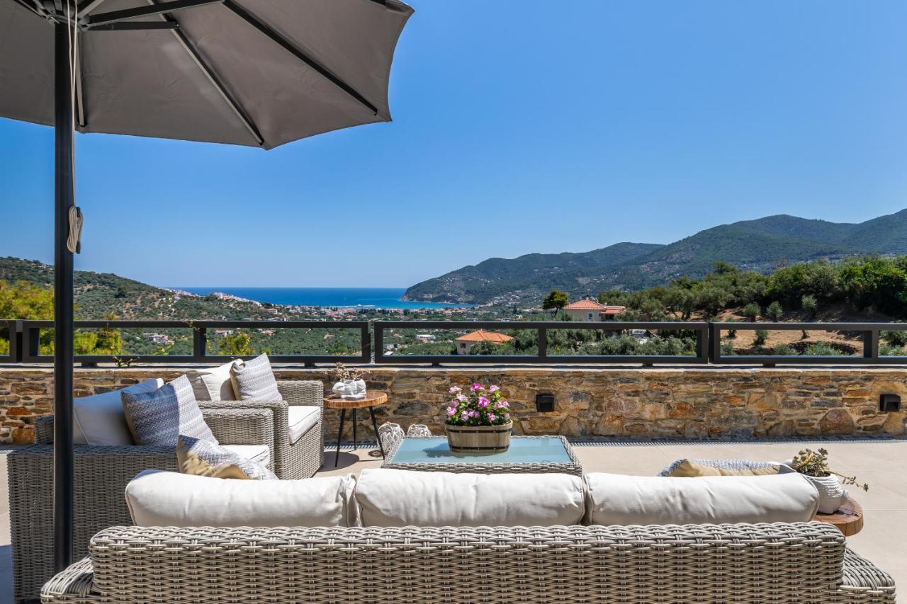 Villa Antigone Luxury Retreat Città di Skopelos Esterno foto