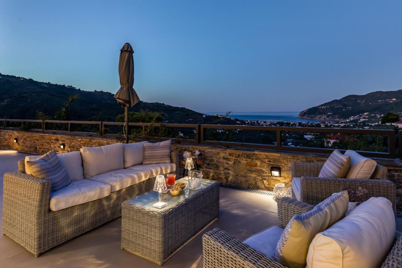 Villa Antigone Luxury Retreat Città di Skopelos Esterno foto